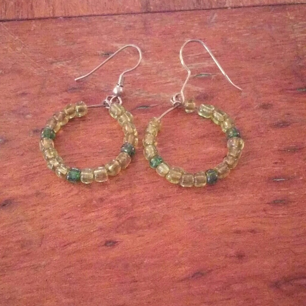 Beaded handmade earrings